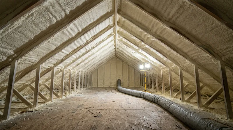 Attic Spray Foam Insulation Kansas City